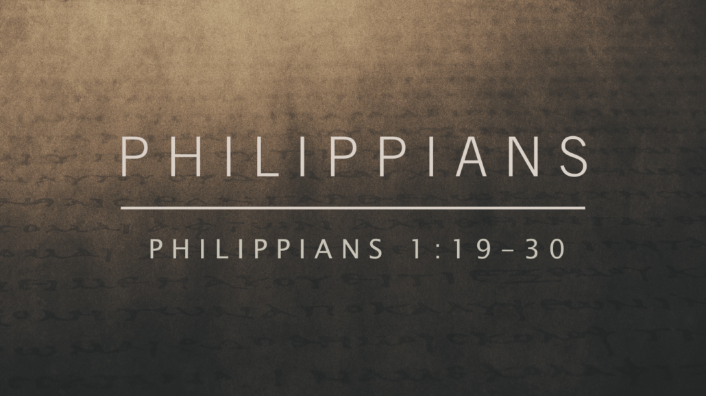 Philippians 1:19-30